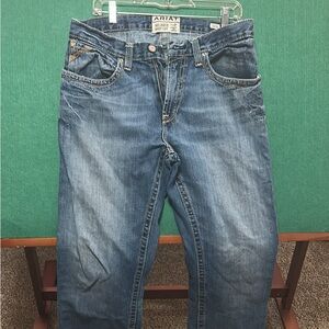 Ariat M4 Relaxed Boot Cut Jeans in Blue